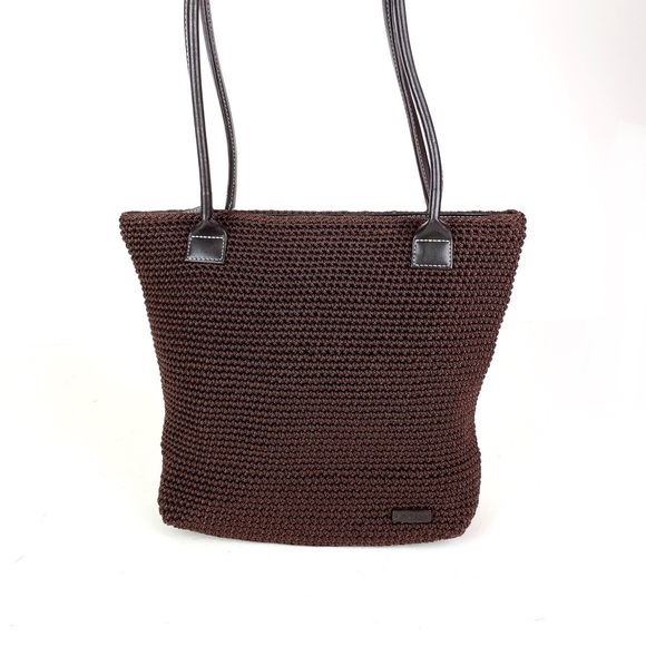 The Sak Handbags - The Sak Bag Shoulder Satchel Brown Crocheted